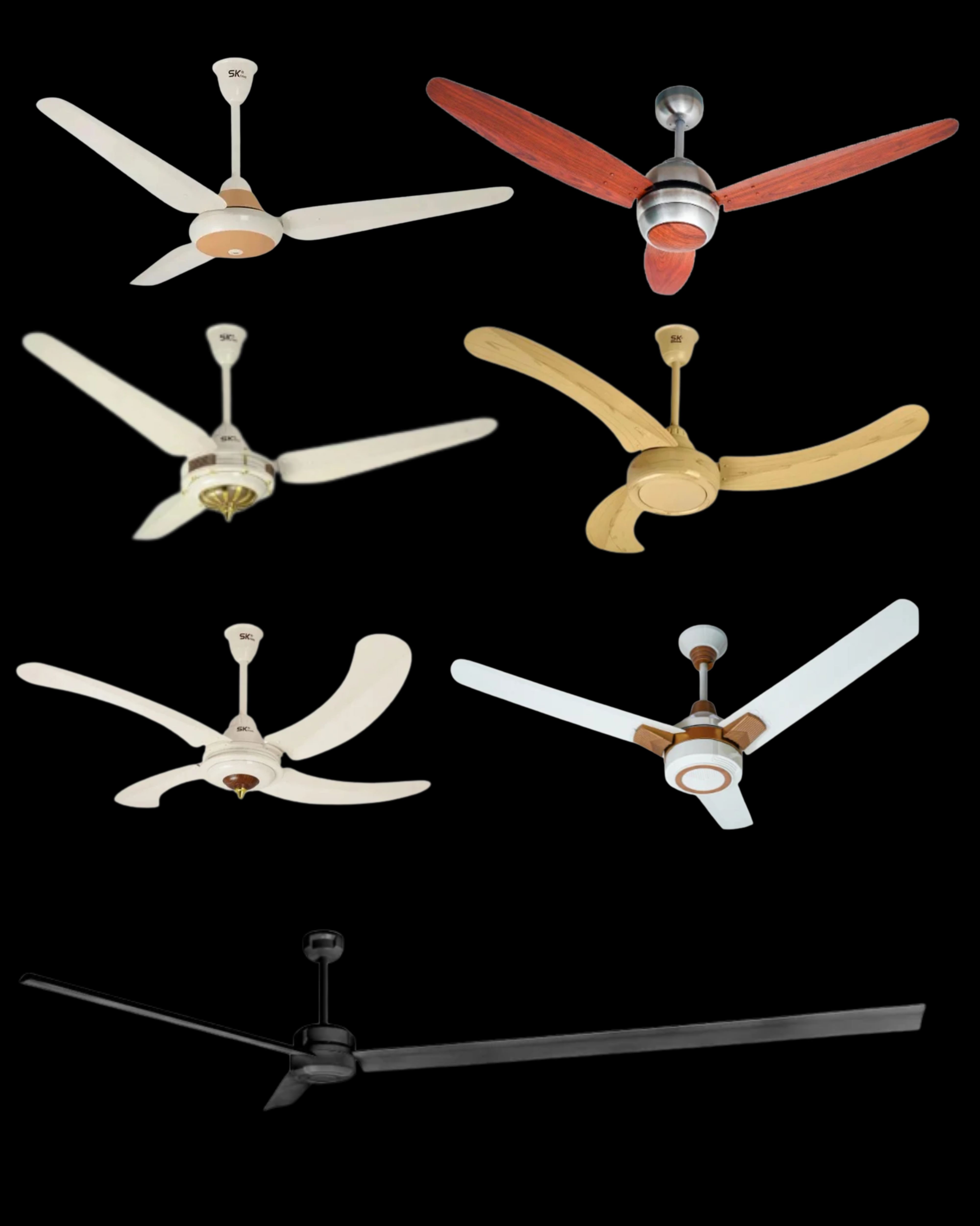 Fan display wall